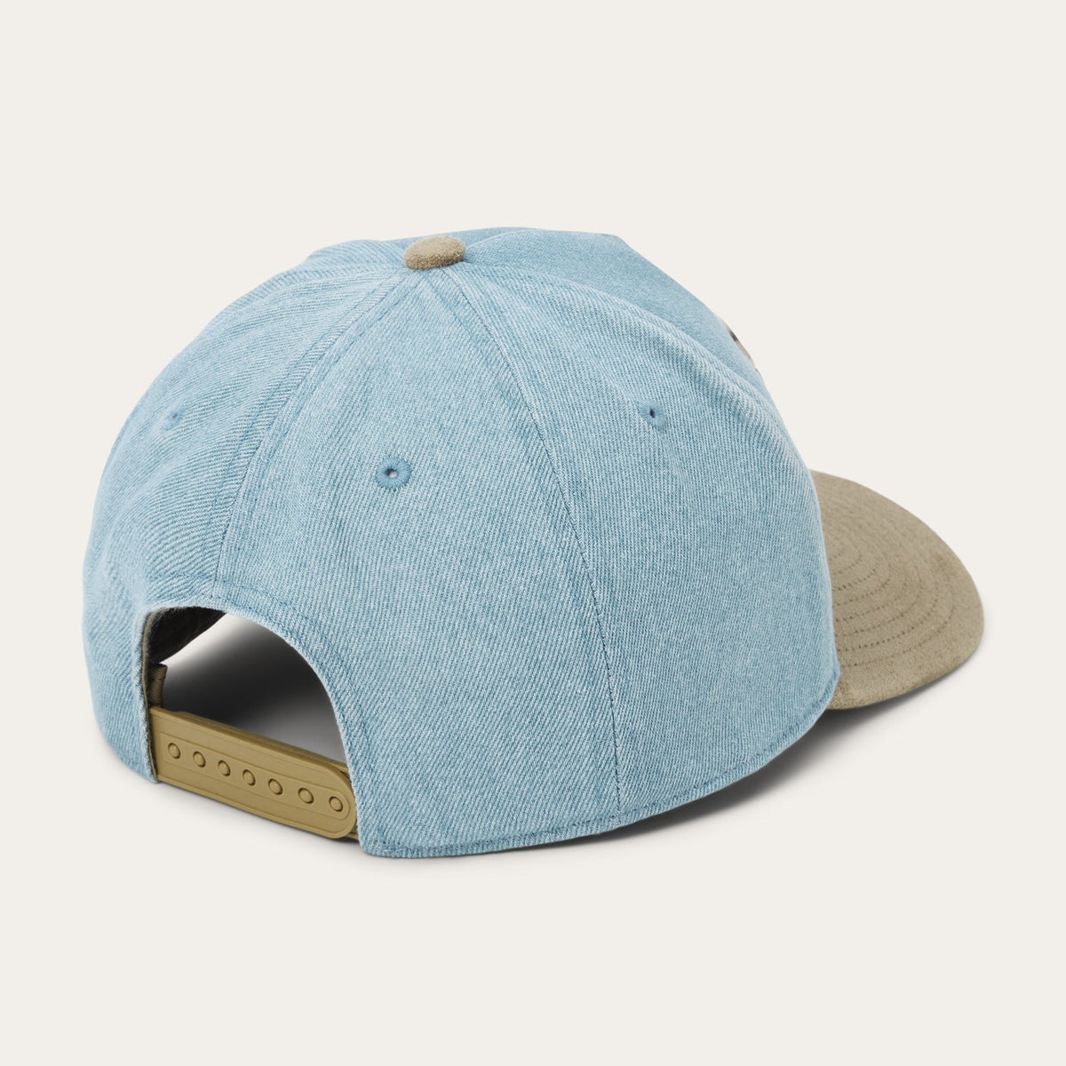 Denim & Suede Plaque Trucker Hat Denim - Stetson