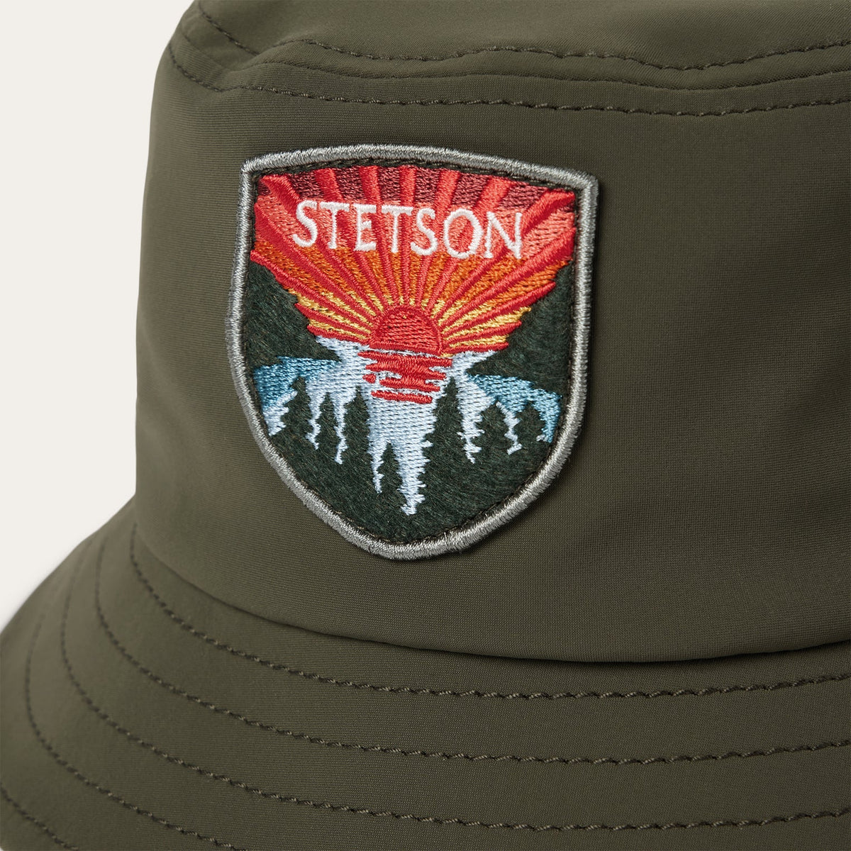 Sunset Bucket Hat Olive - Stetson