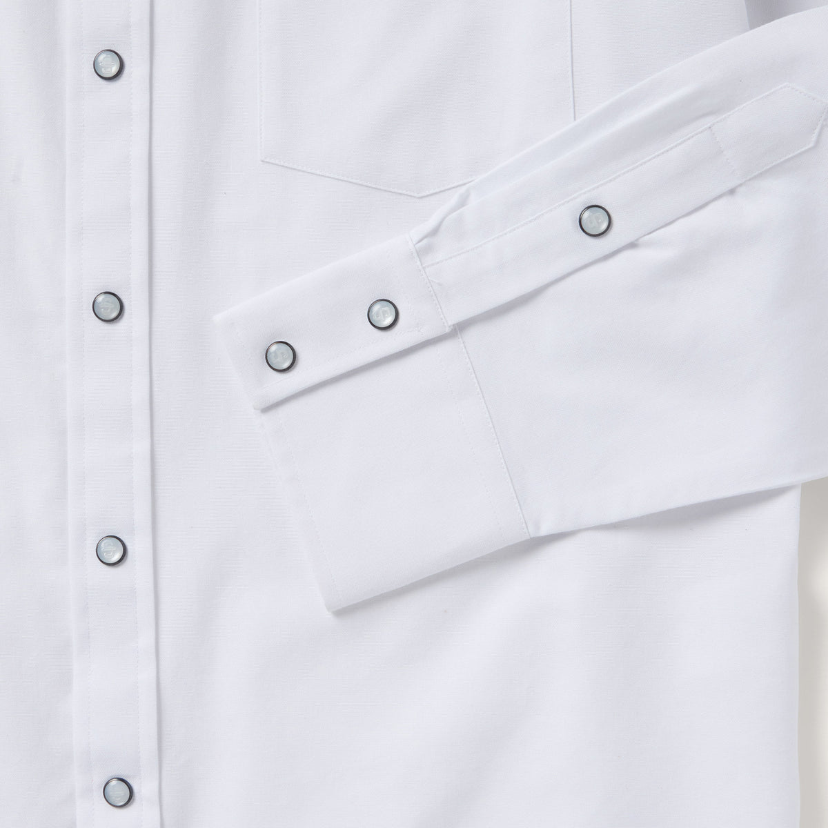 White Oxford Western Shirt White - Stetson