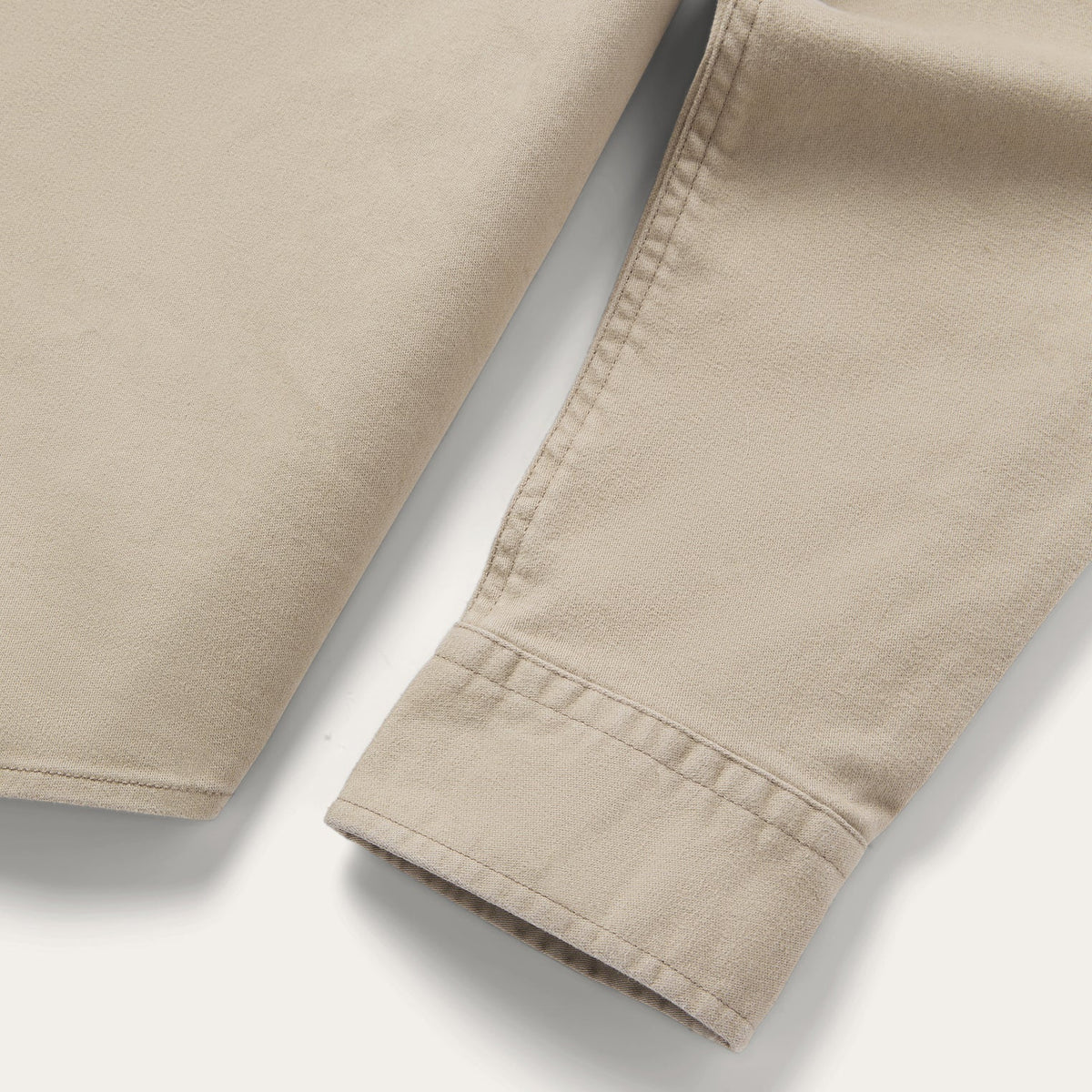 Brushed Twill Lined Shirt Jacket Tan - Stetson