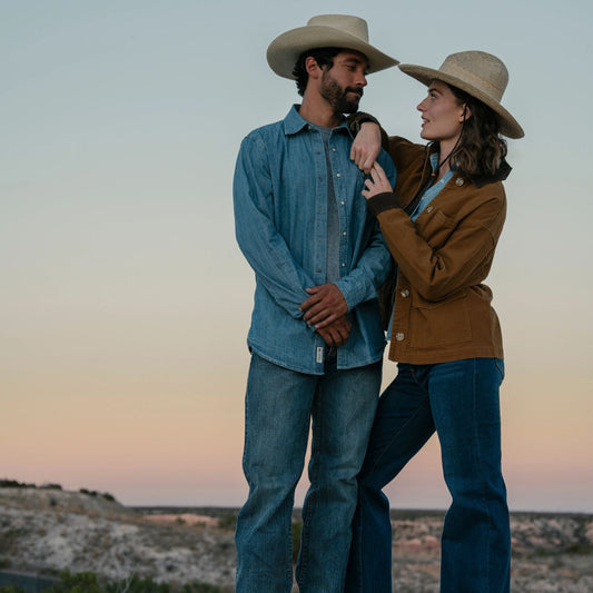 Chambray Button-Down Shirt Blue - Stetson
