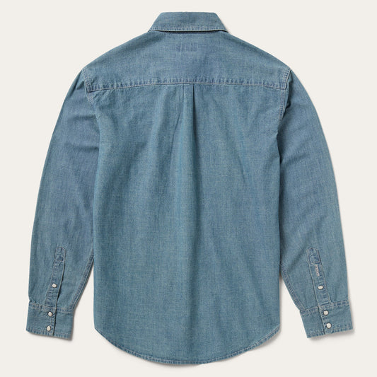 Chambray Denim Shirt Blue - Stetson