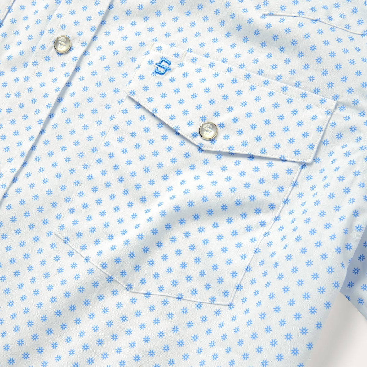 Silver Spur Short Sleeve Shirt White - Stetson