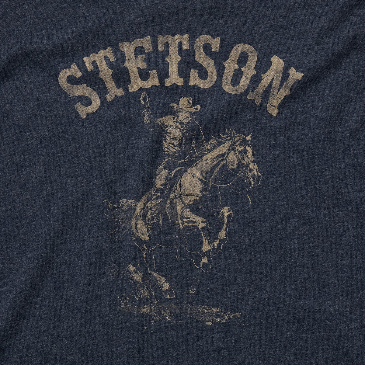 Bronco Rider Graphic Tee Blue - Stetson