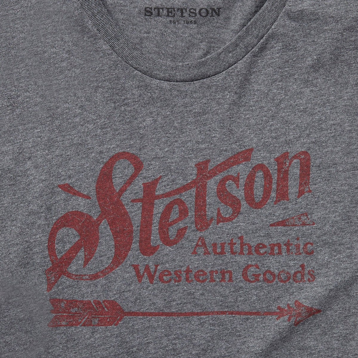Vintage Arrow Graphic Tee Grey - Stetson