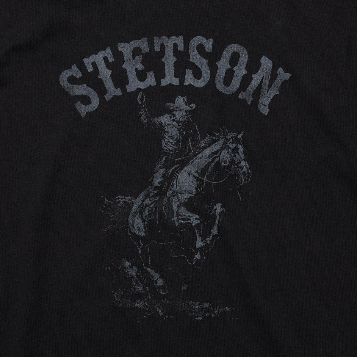 Bronco Rider Graphic Tee Black - Stetson
