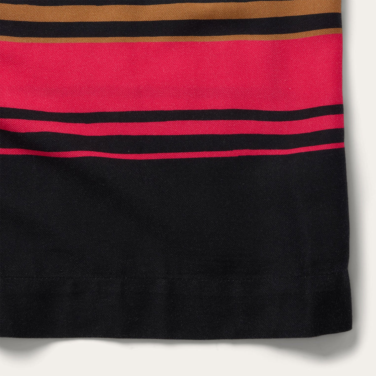 Stripe Border Sleeveless Dress Black - Stetson