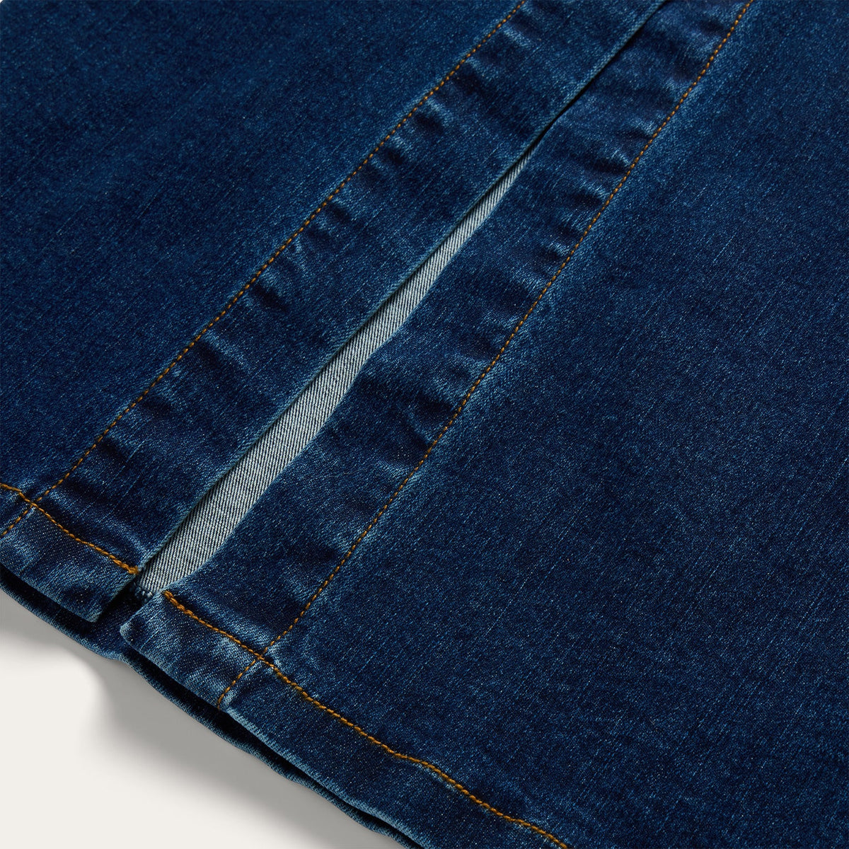 Stretch Denim Fitted Dress Blue - Stetson