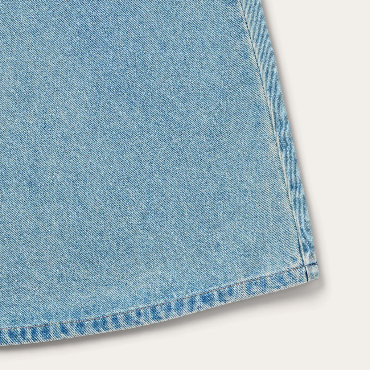 Light Wash Denim Skirt Blue - Stetson