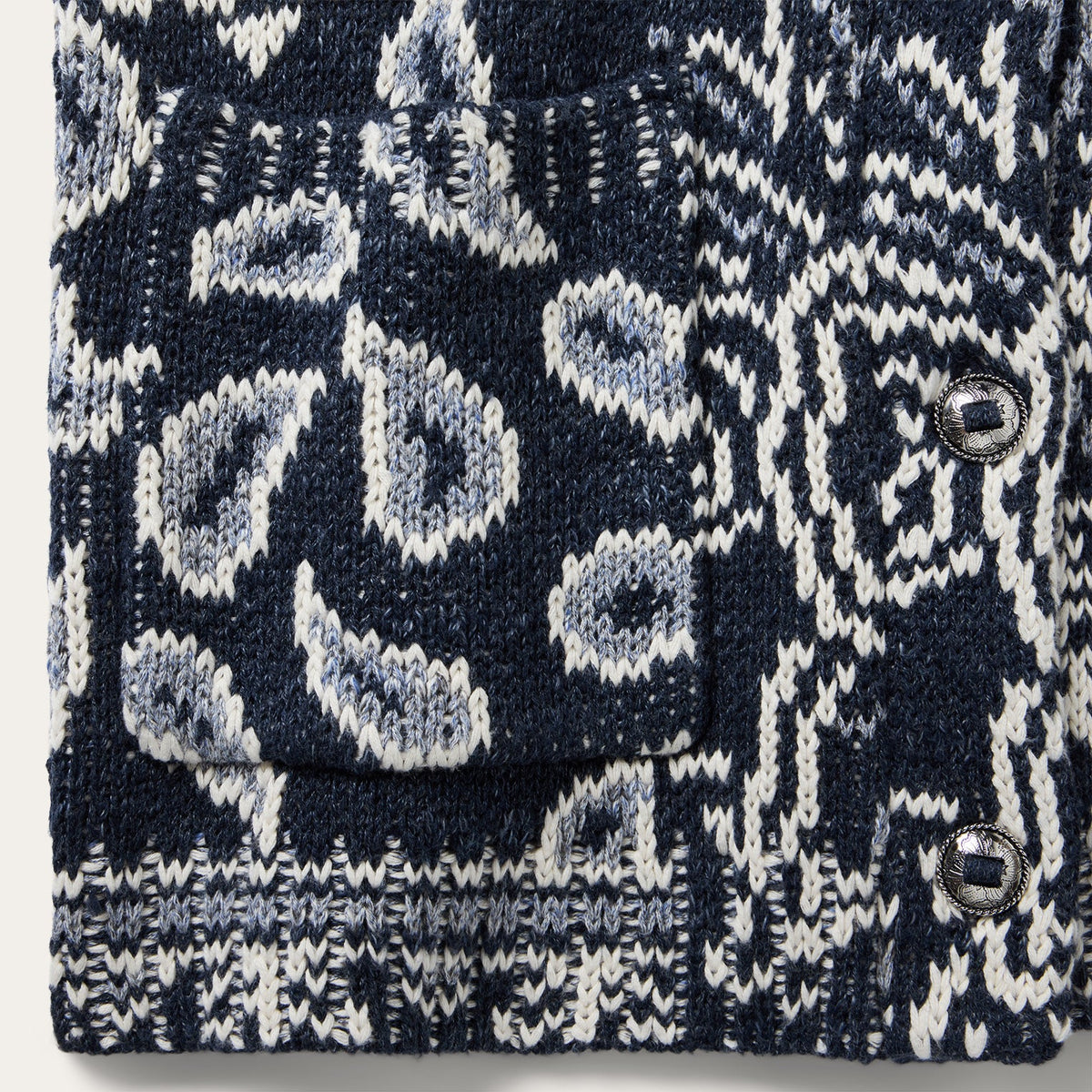 Tommy Bahama x Stetson Palmdana Cardigan Dark Bluestone - Stetson