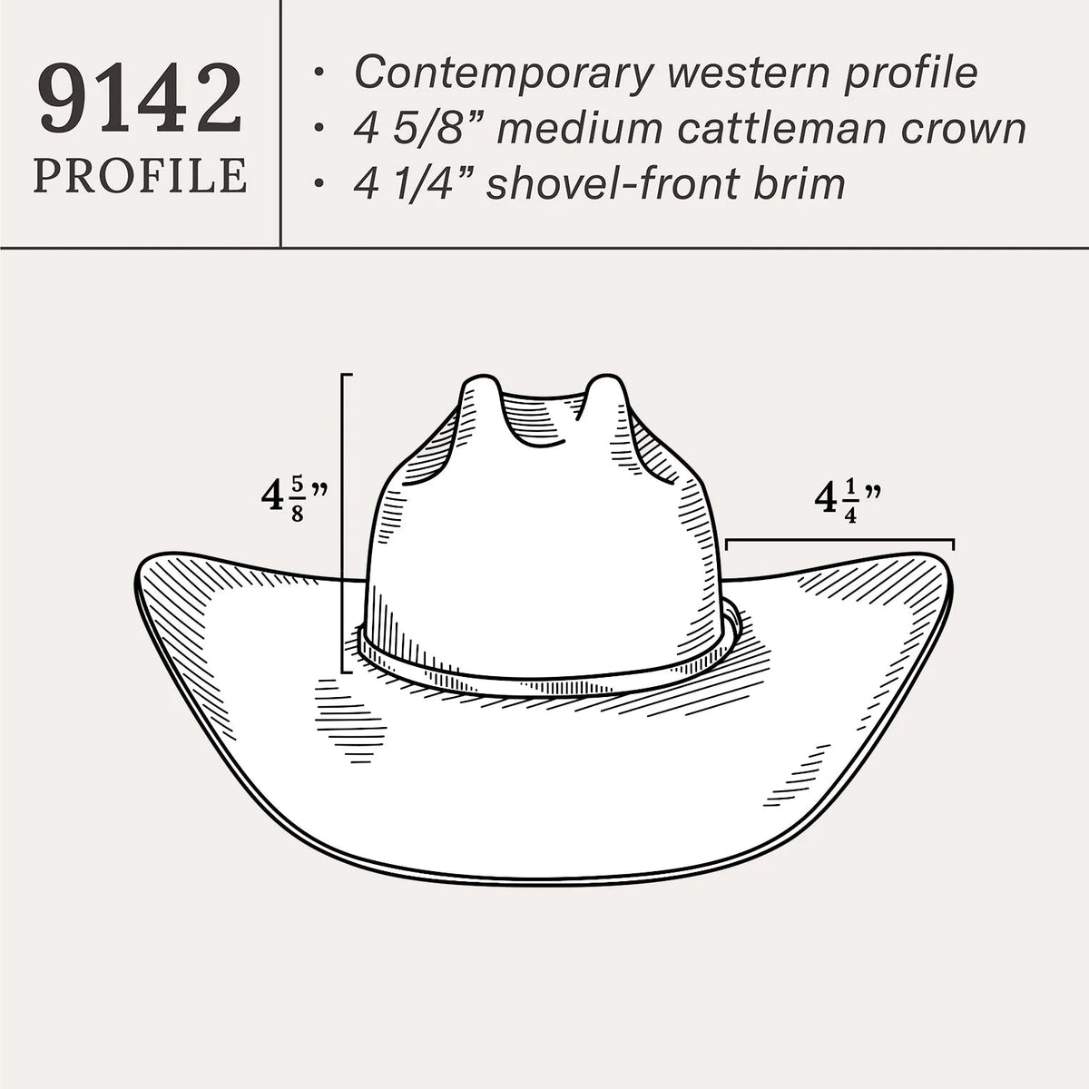 Skyline 9142 6X Cowboy Hat Silverbelly - Stetson