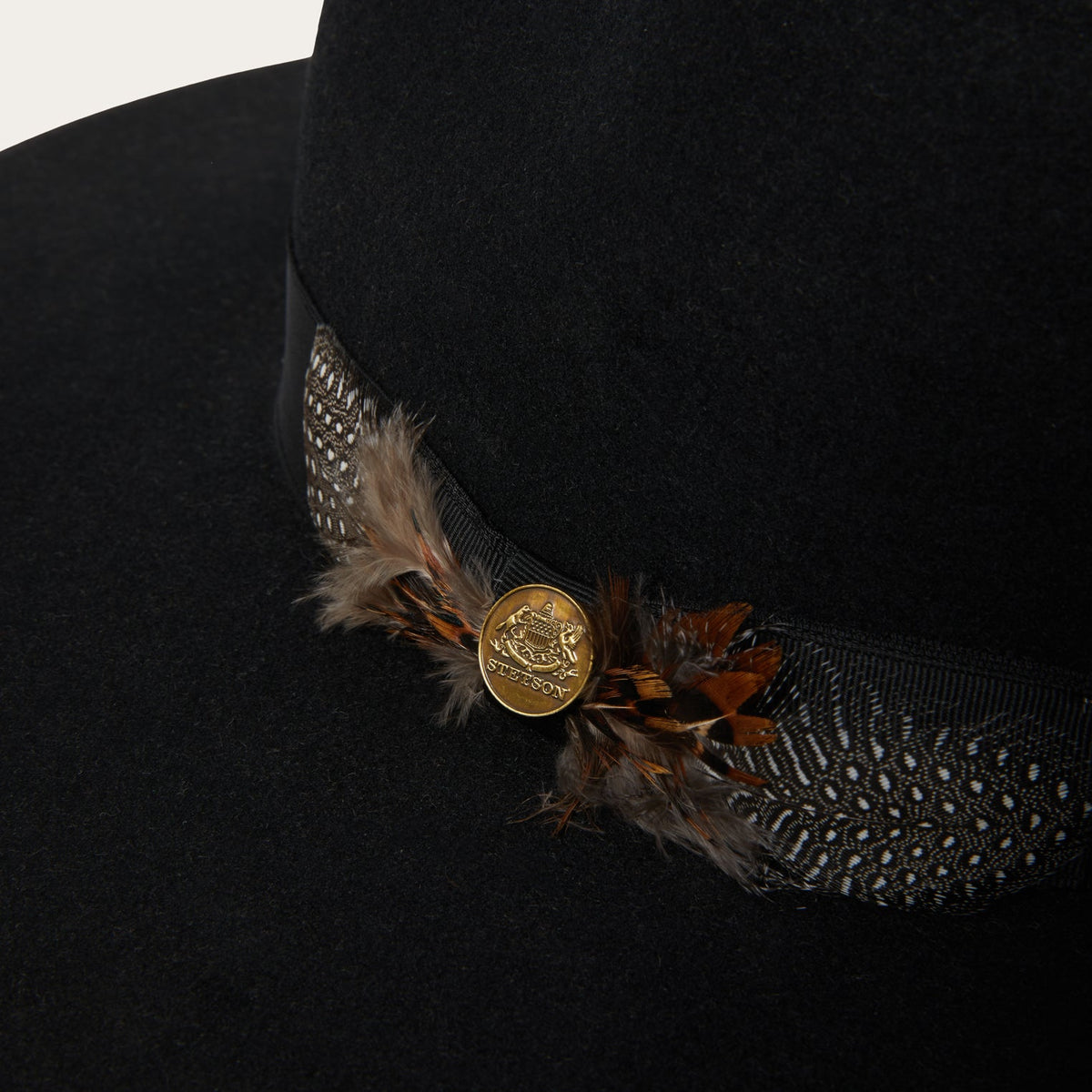 Midtown Wide Flat Brim Hat Black - Stetson