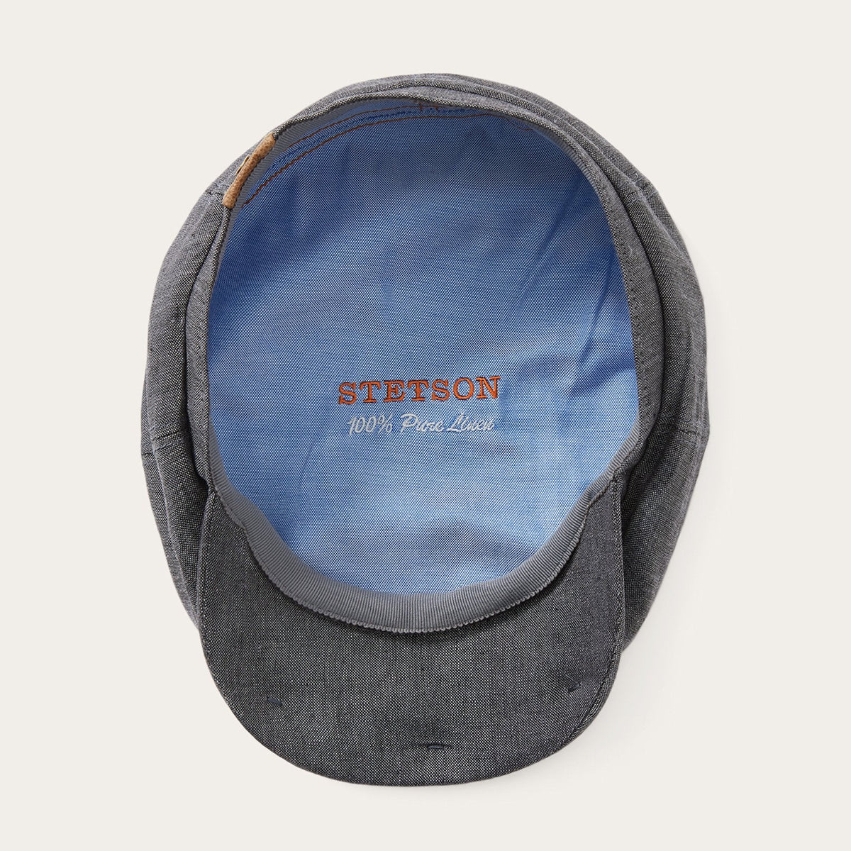 Linen Hatteras Newsboy Grey - Stetson