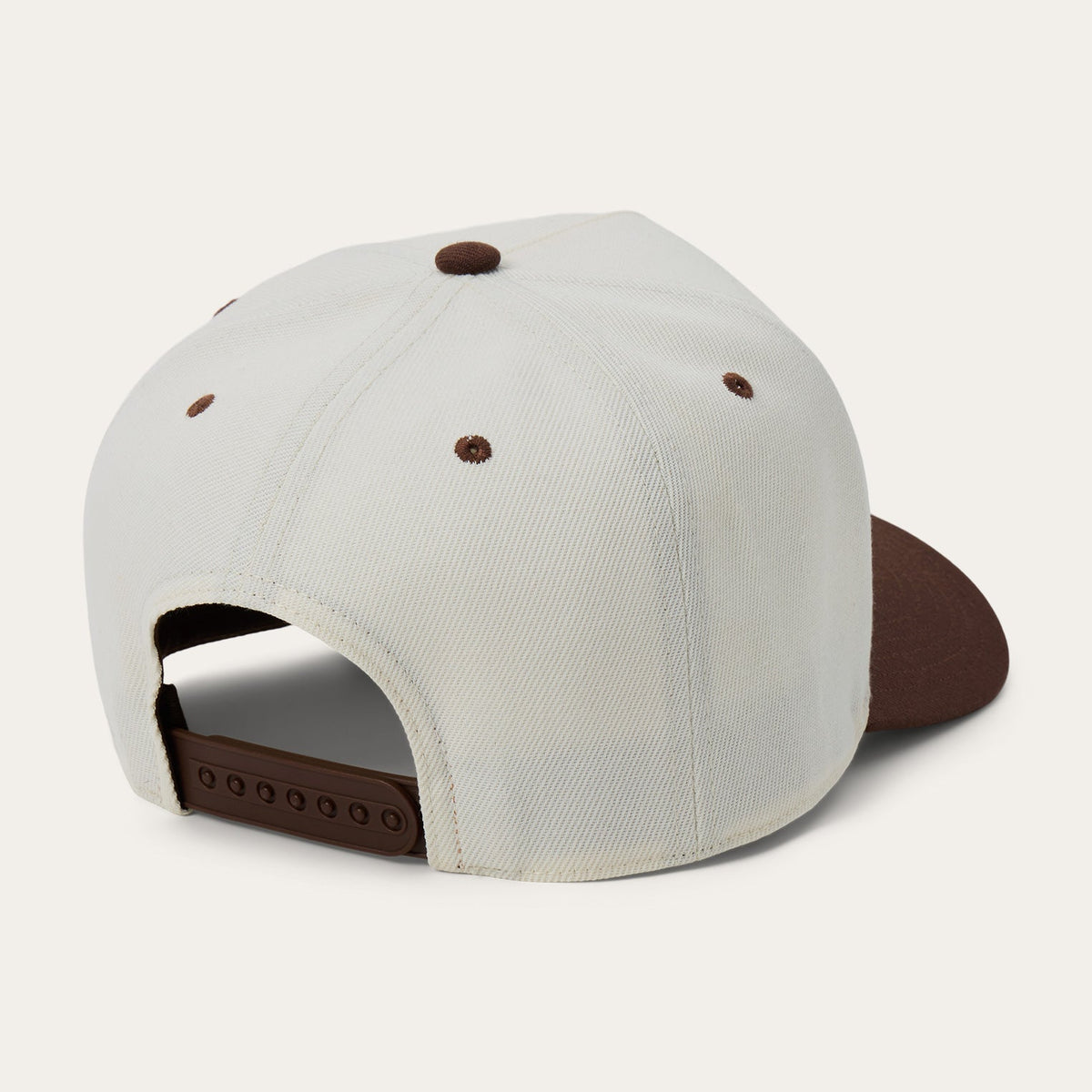 Cowhide Patch Trucker Hat Off White / Brown - Stetson
