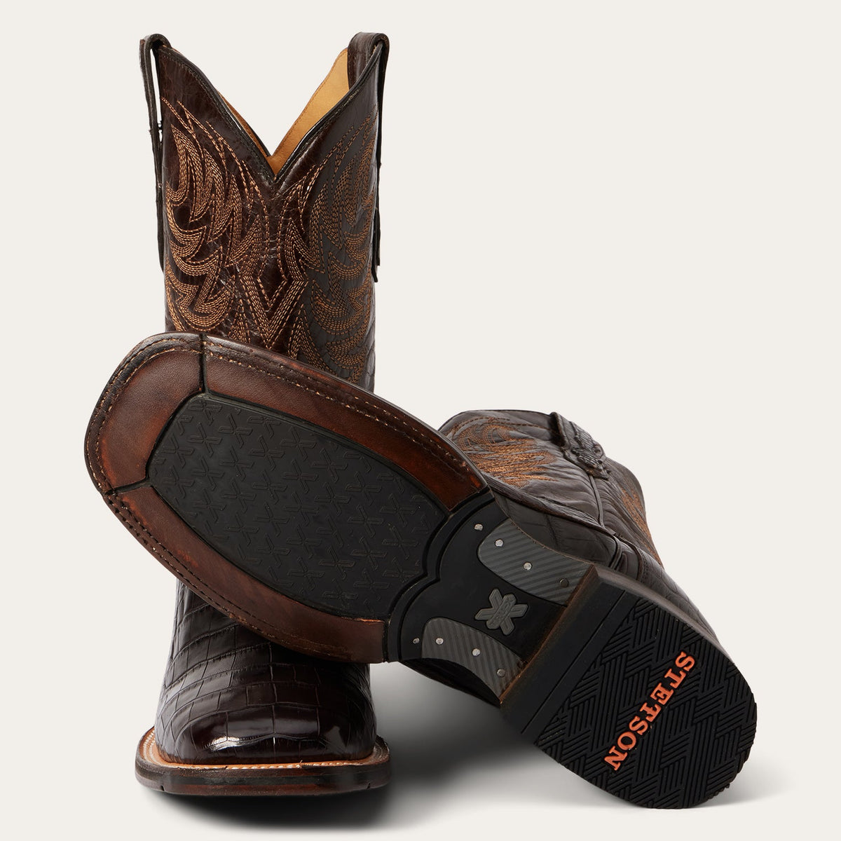 Aces Alligator Boots Brown - Stetson