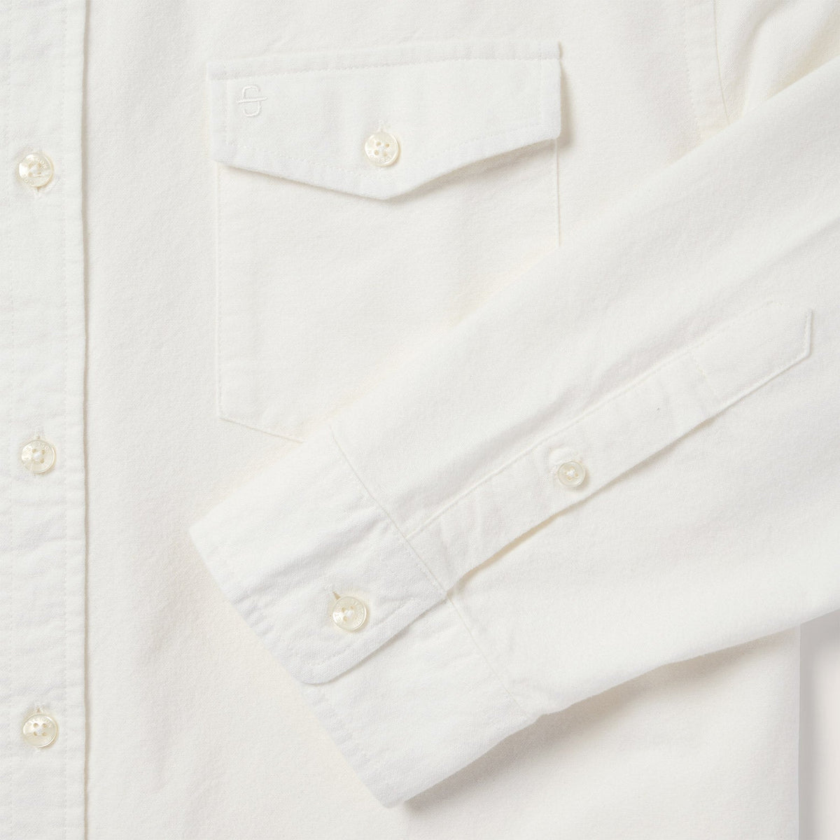 Oxford Button-Down Shirt White - Stetson