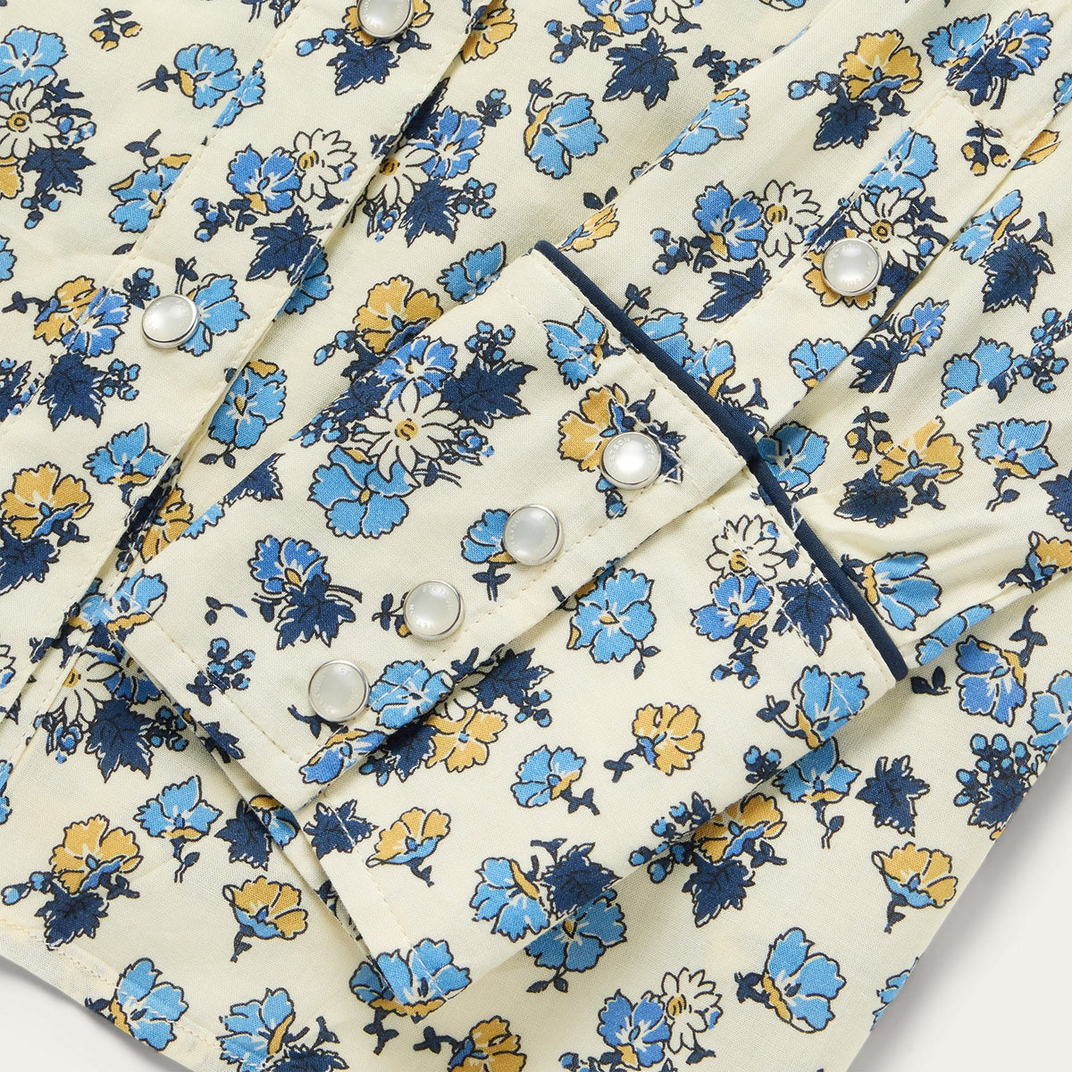 Field Flowers Print Shirt Yellow - Stetson
