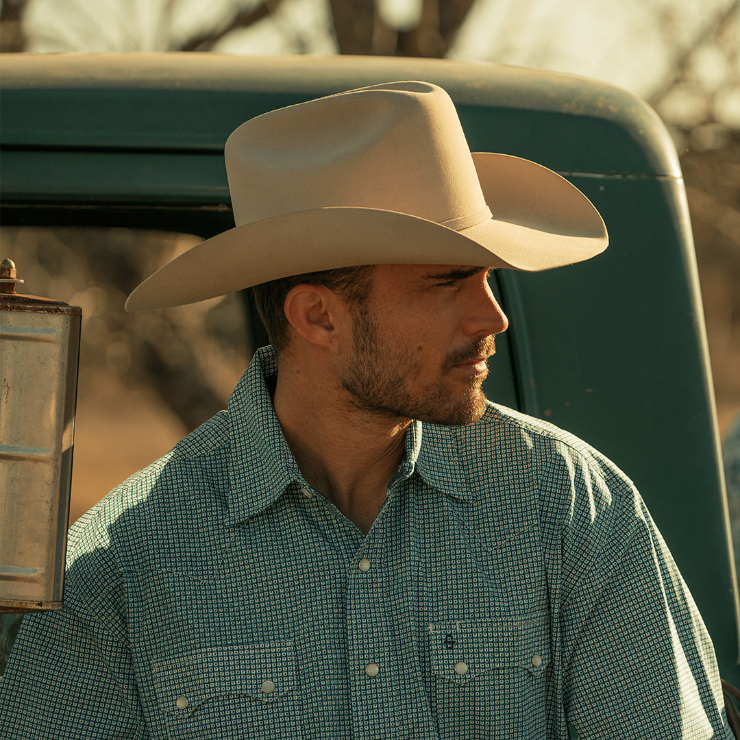 El Presidente 100X Premier Cowboy Hat Silverbelly - Stetson