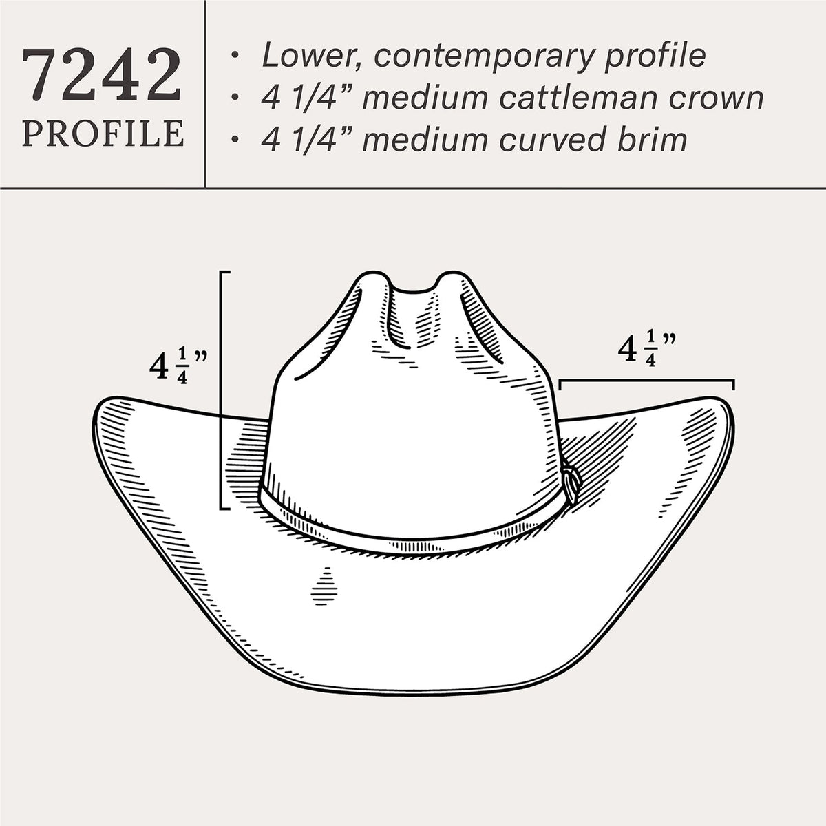 Shasta 10X Cowboy Hat - 4 1/4" Brim Sahara - Stetson