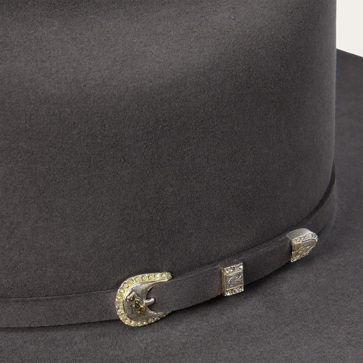 Shasta 10X Cowboy Hat - 4 1/4" Brim Charcoal - Stetson
