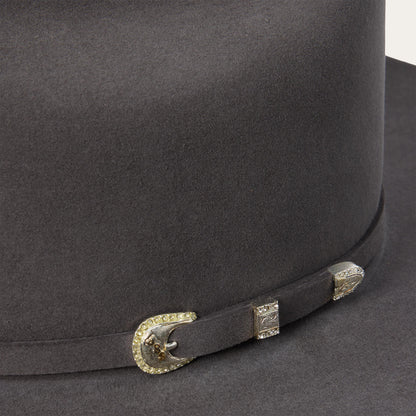 Shasta 10X Cowboy Hat - 4 1/4" Brim Charcoal - Stetson