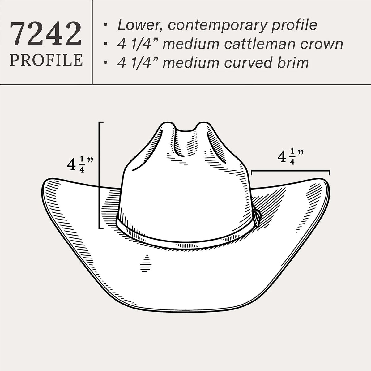 Shasta 10X Cowboy Hat - 4 1/4" Brim Charcoal - Stetson