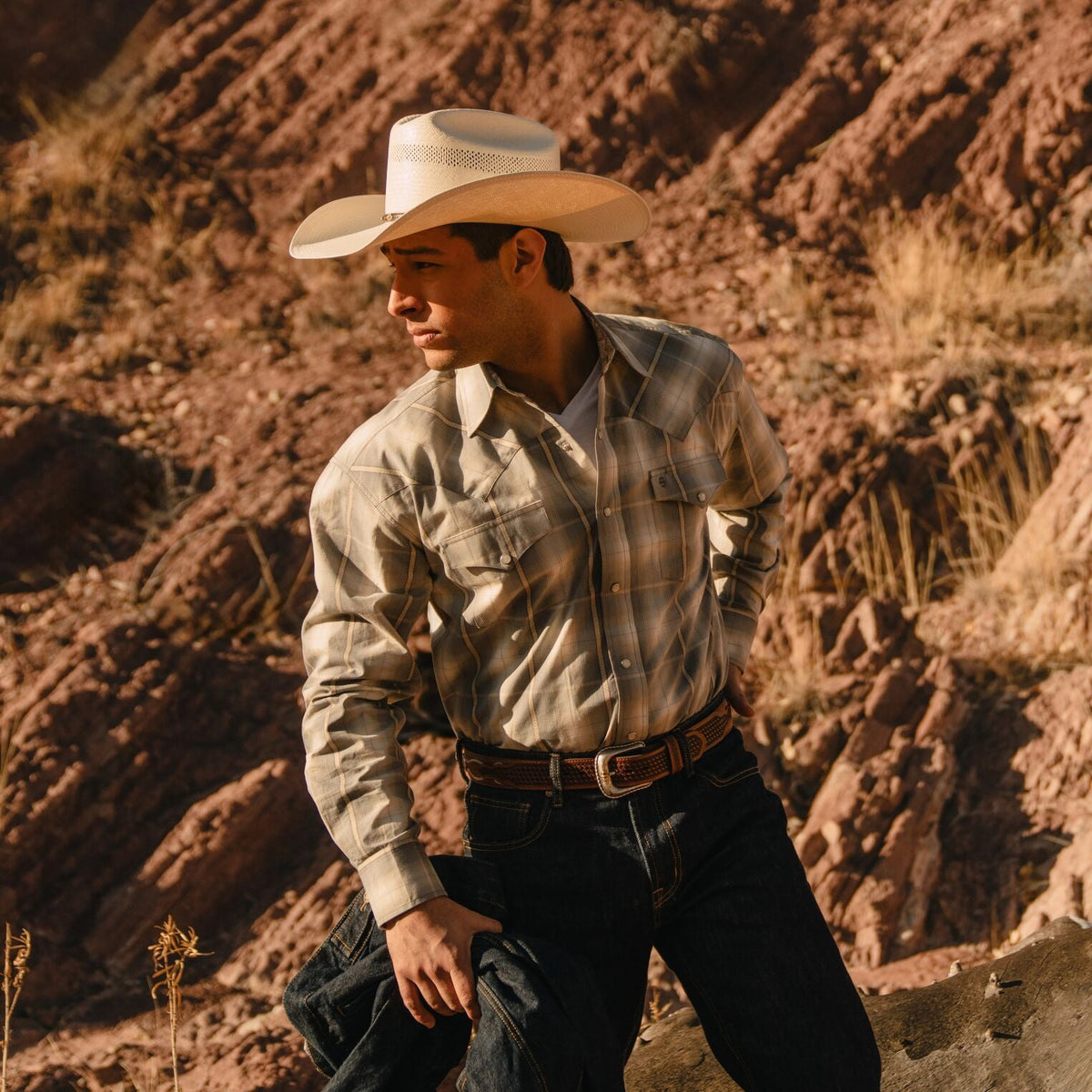 Lobo 10X Straw Cowboy Hat Natural - Stetson