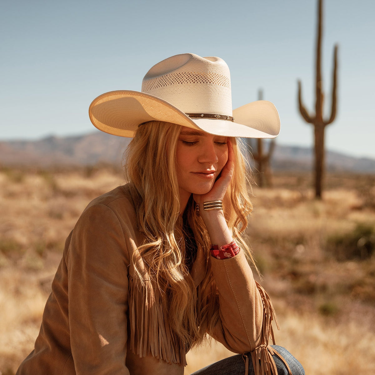 Lobo 10X Straw Cowboy Hat Natural - Stetson