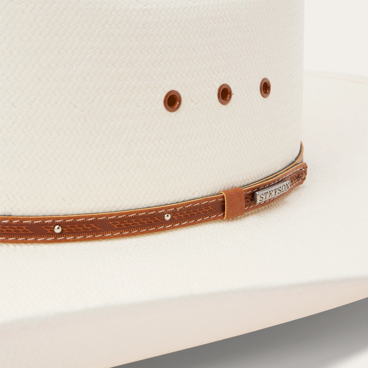 Stanhope 10X Straw Cowboy Hat Natural - Stetson