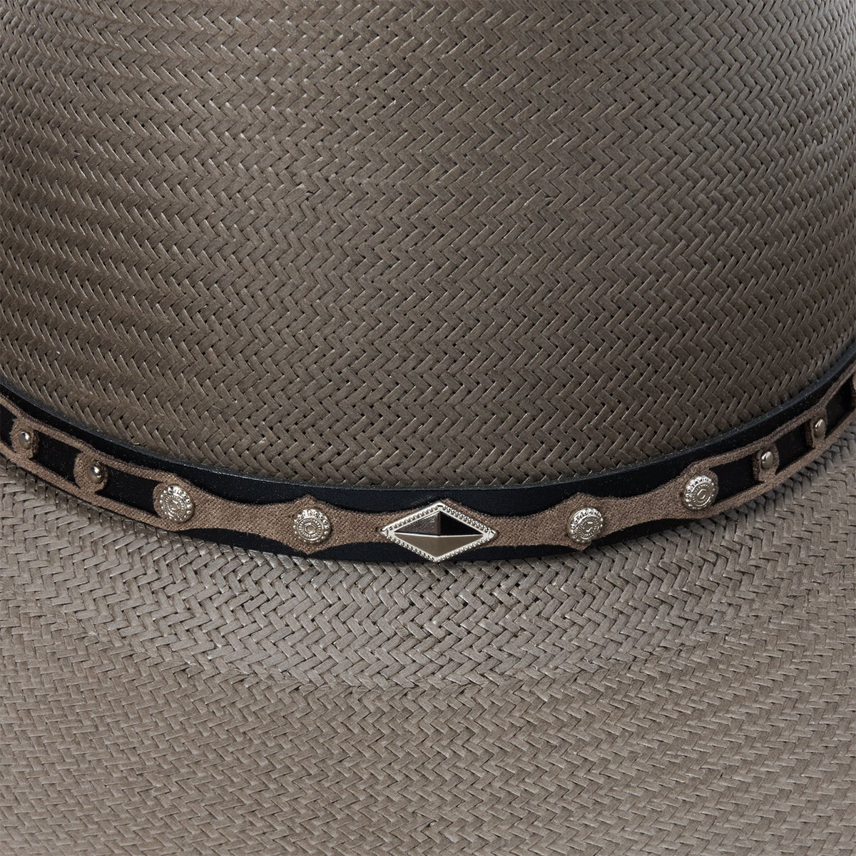 Kenton 10X Straw Cowboy Hat Grey - Stetson