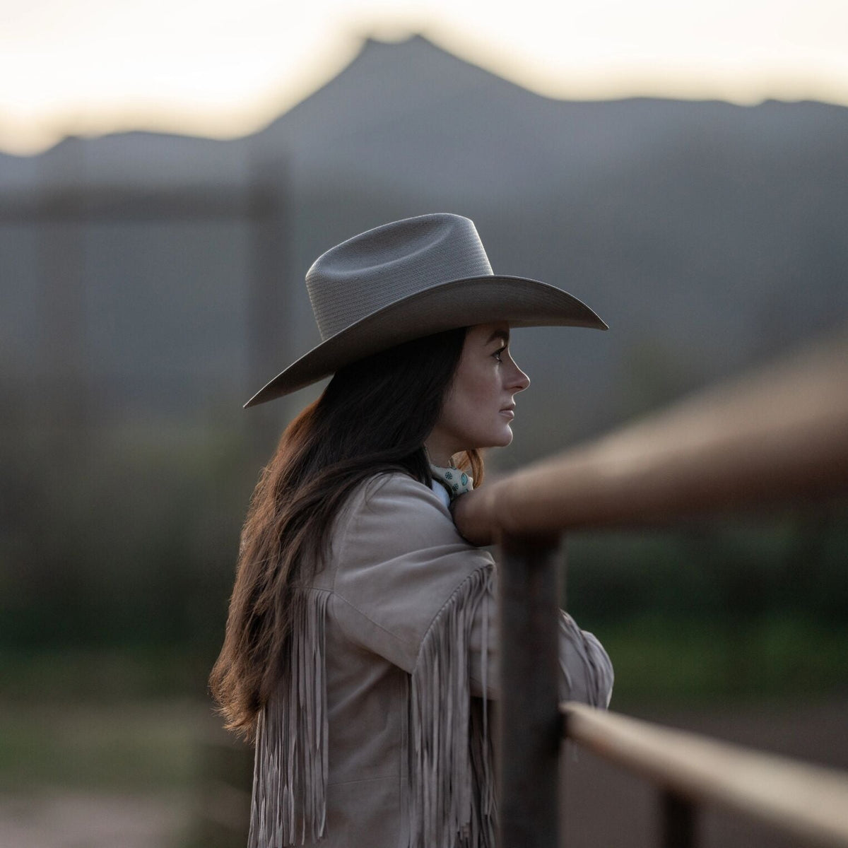 Kenton 10X Straw Cowboy Hat Grey - Stetson