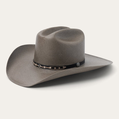 Kenton 10X Straw Cowboy Hat Grey - Stetson