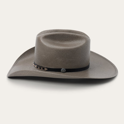 Kenton 10X Straw Cowboy Hat Grey - Stetson