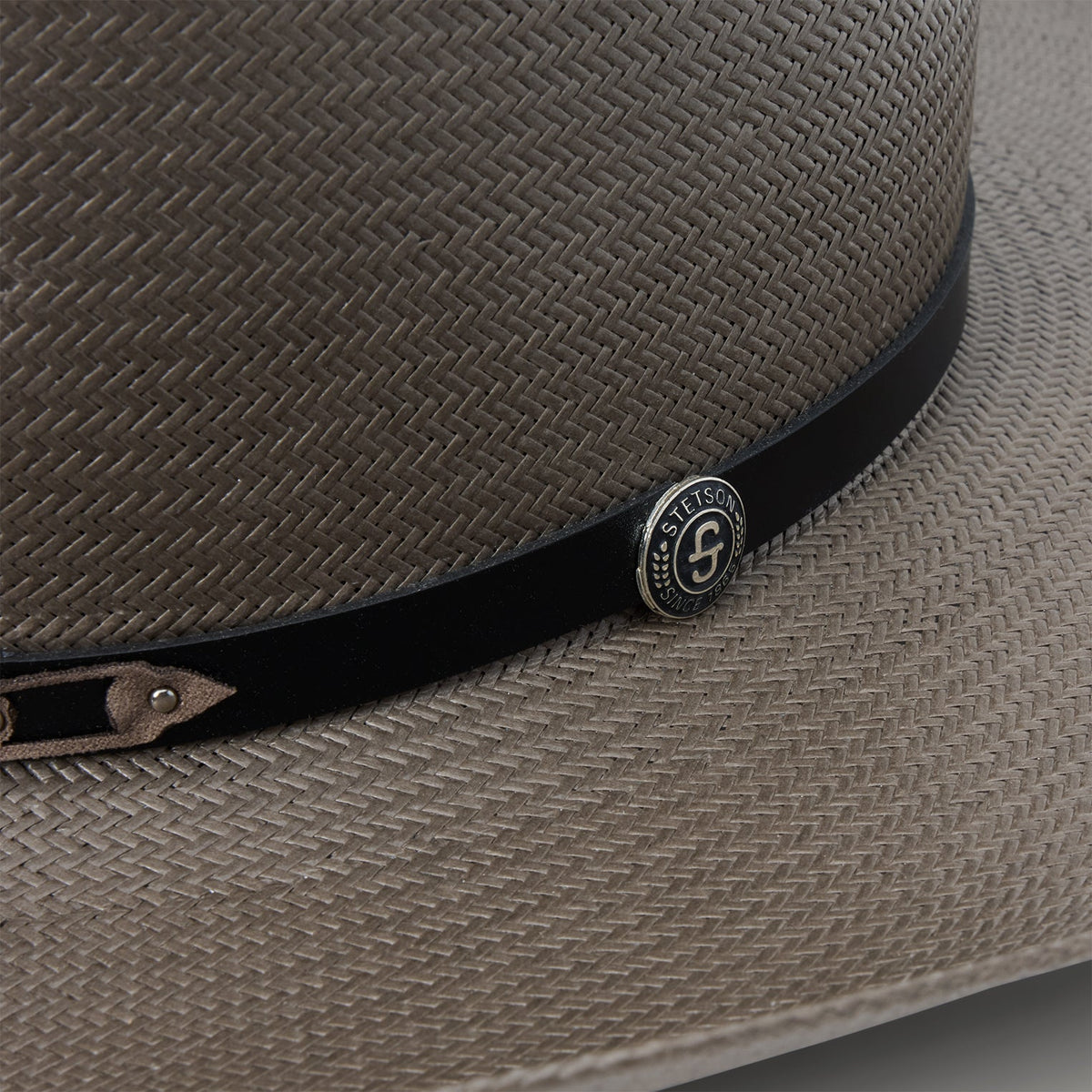 Kenton 10X Straw Cowboy Hat Grey - Stetson