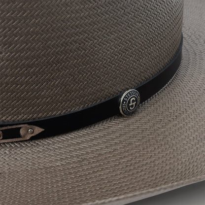 Kenton 10X Straw Cowboy Hat Grey - Stetson
