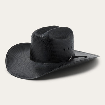 Coal Mine 10X Straw Cowboy Hat Black - Stetson