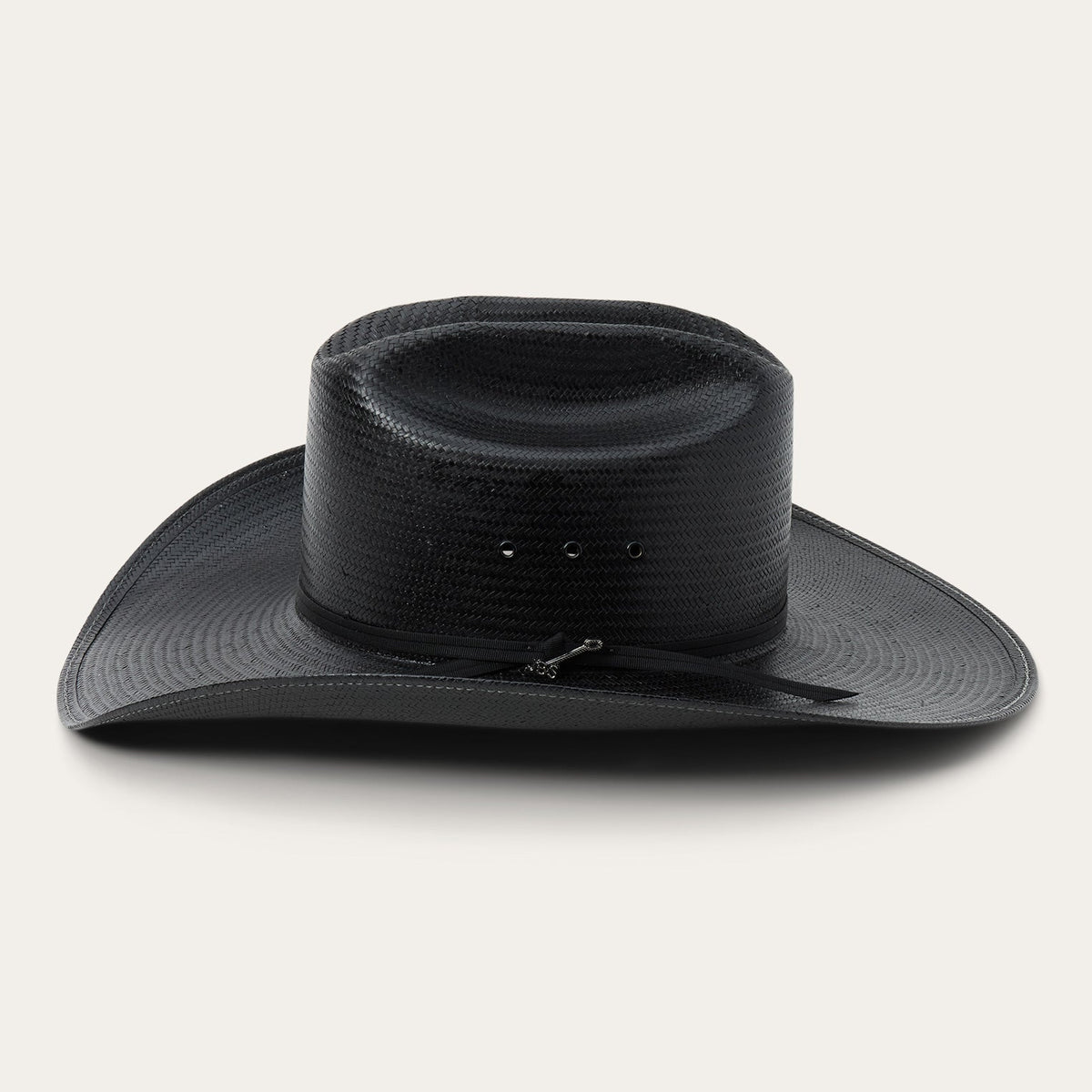 Coal Mine 10X Straw Cowboy Hat Black - Stetson