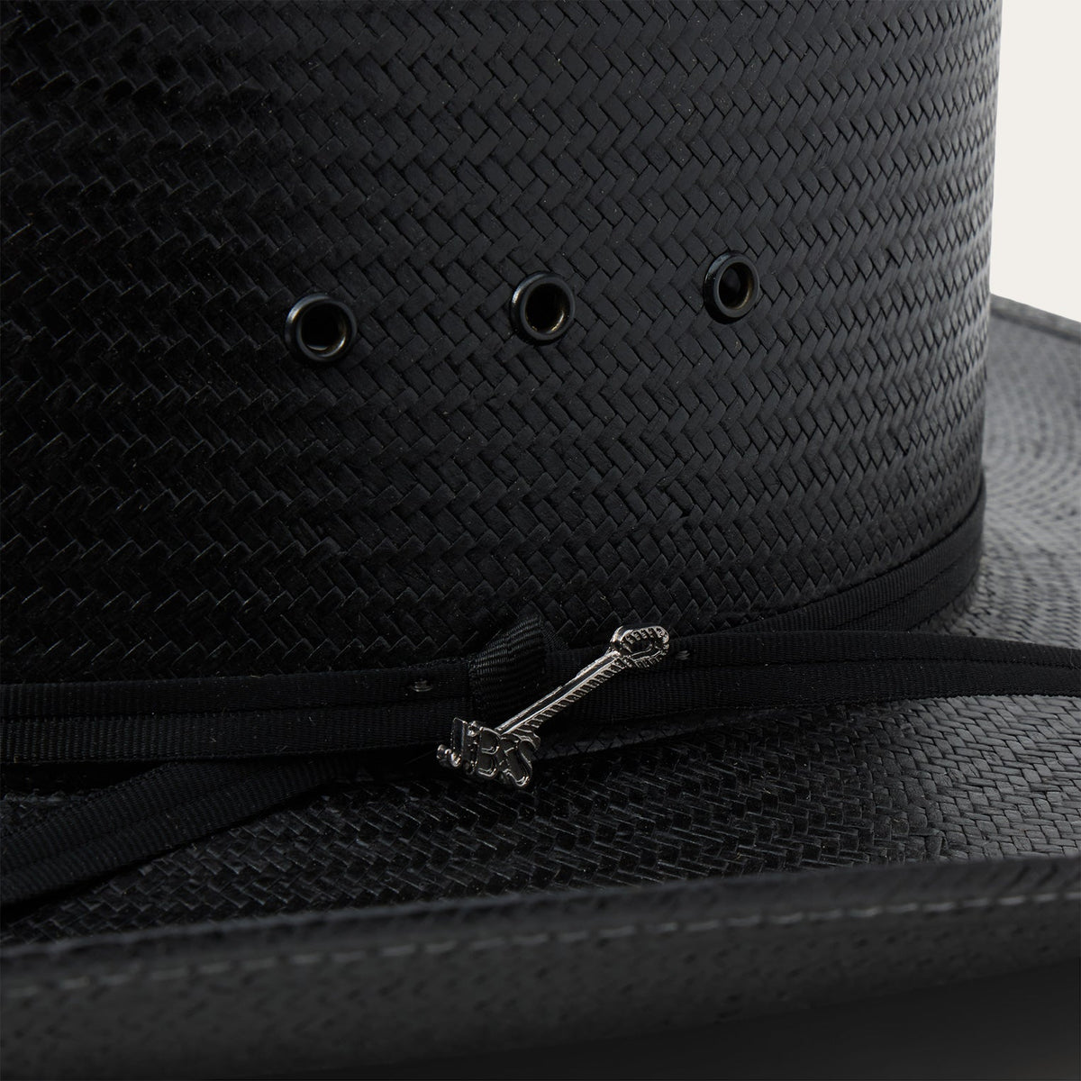 Coal Mine 10X Straw Cowboy Hat Black - Stetson