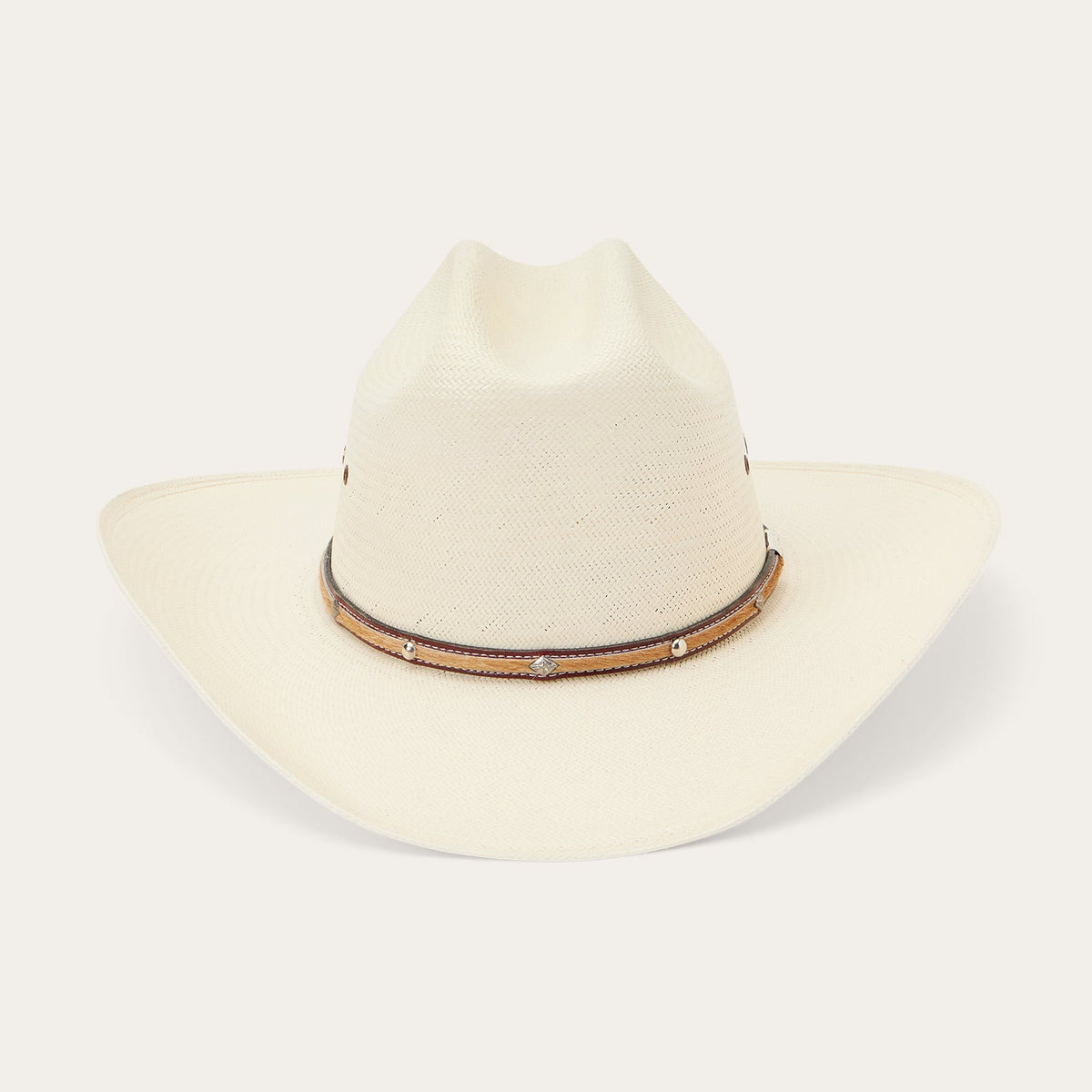 Angus 10X Straw Cowboy Hat Natural - Stetson
