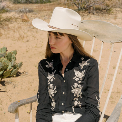 Angus 10X Straw Cowboy Hat Natural - Stetson