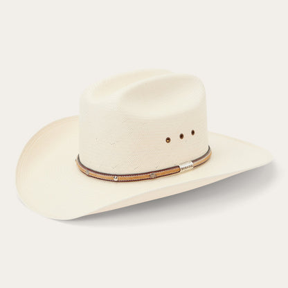 Angus 10X Straw Cowboy Hat Natural - Stetson