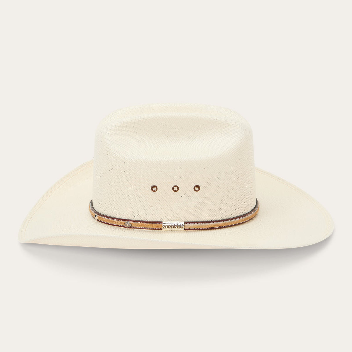 Angus 10X Straw Cowboy Hat Natural - Stetson