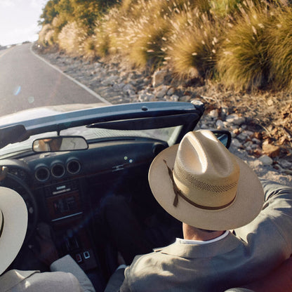 Open Road 10X Straw Cowboy Hat Toasted - Stetson