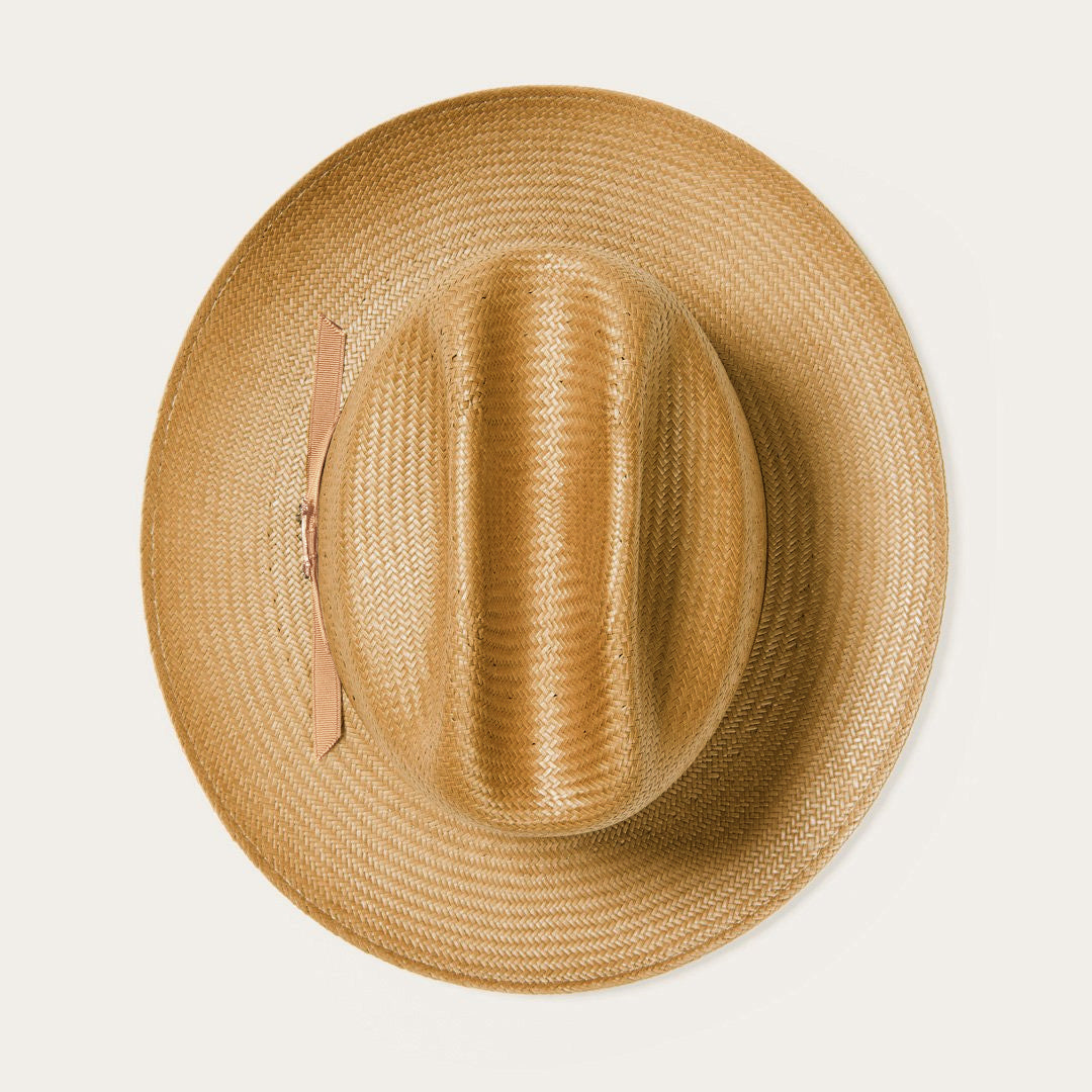 Open Road Vented Straw Cowboy Hat Cognac - Stetson