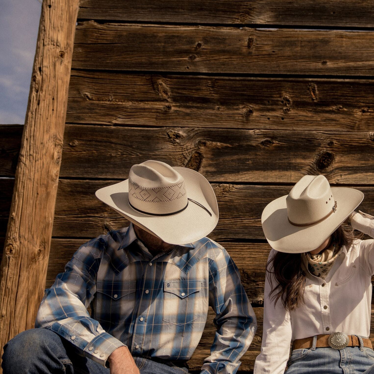 Saddleman 20X Straw Cowboy Hat Natural - Stetson