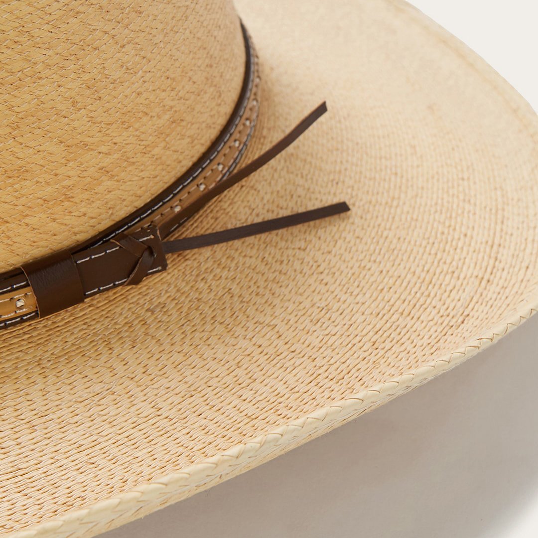 Sawmill Palm Leaf Western Hat Toasted - Stetson