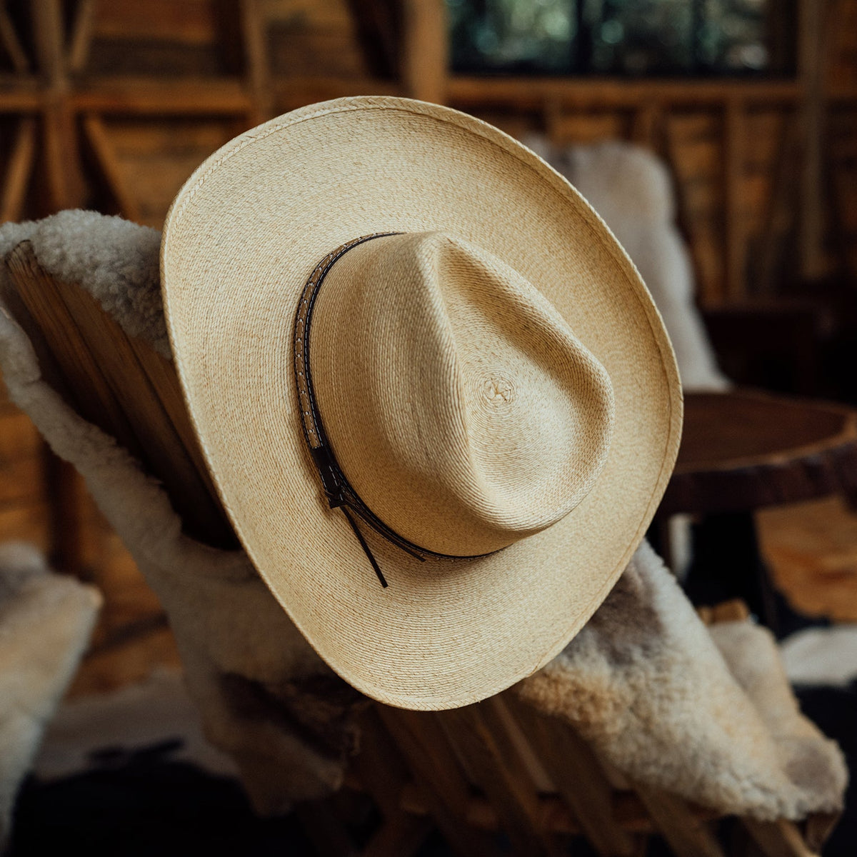 Sawmill Palm Leaf Western Hat Toasted - Stetson