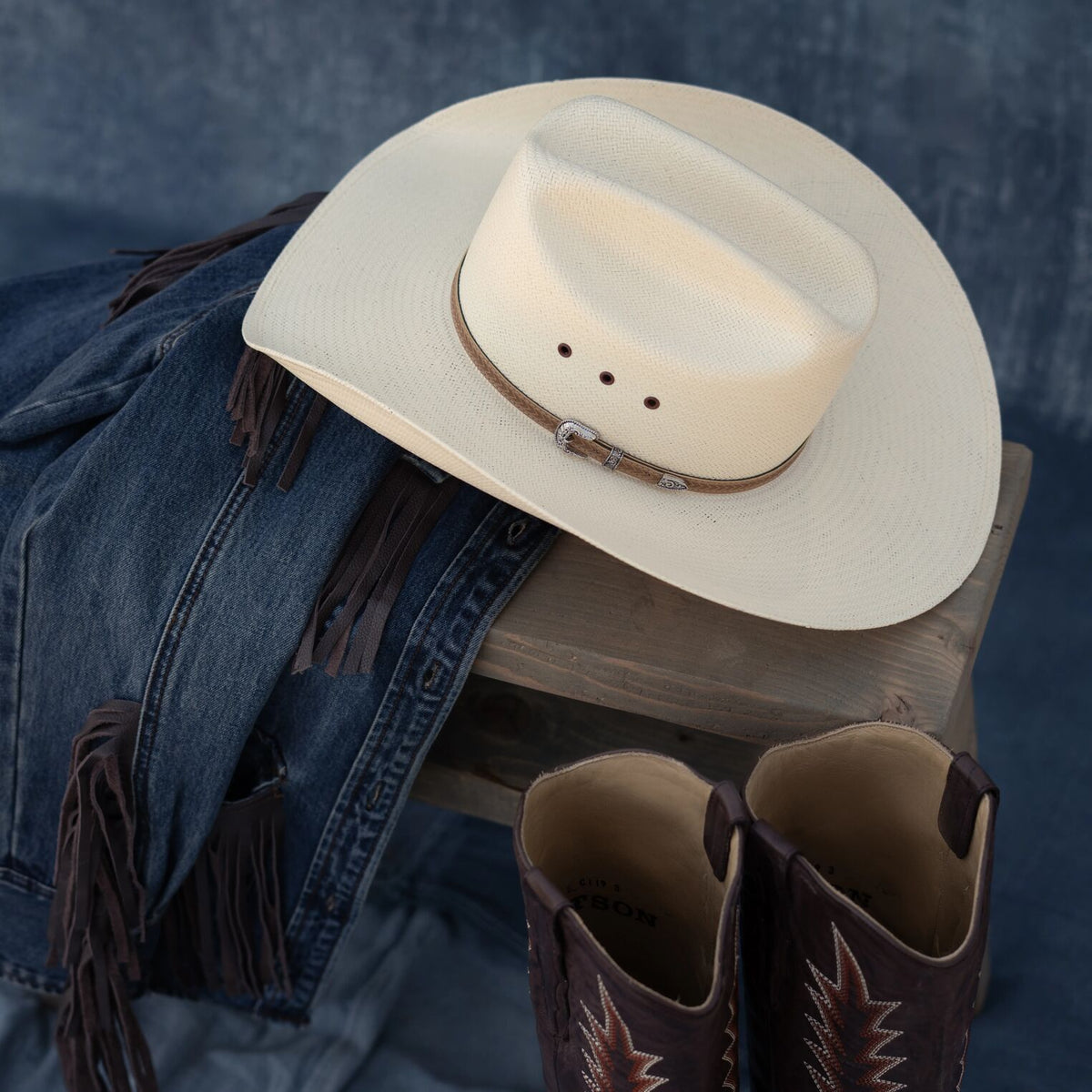 Canyon 20X Straw Cowboy Hat Natural - Stetson