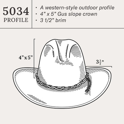 Gus Crushable Outdoor Hat Driftwood - Stetson