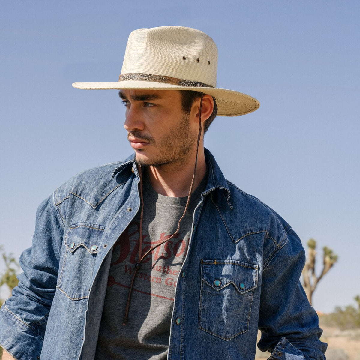 Cumberland Straw Hat Toasted - Stetson